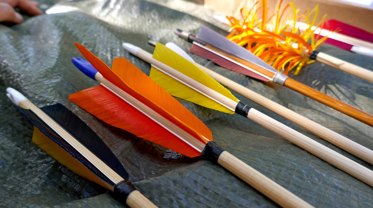 diferite forme și mărimi a săgeților în funcție de utilizare