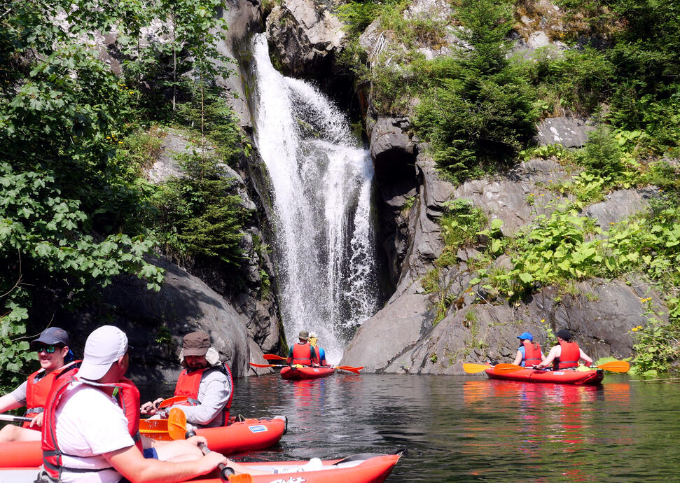 cascada ascunsă de la Gura Apelor